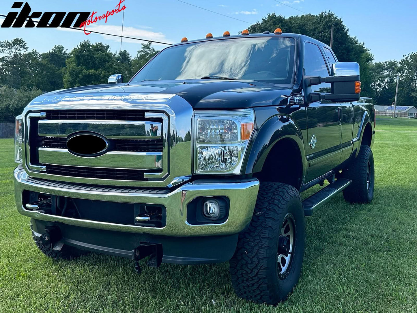 2011-2016 Ford F-250 OE Style Chrome Front Bumper Insert Grille ABS