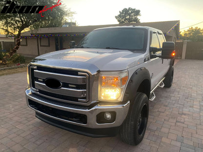 2011-2016 Ford F-250 OE Style Chrome Front Bumper Insert Grille ABS
