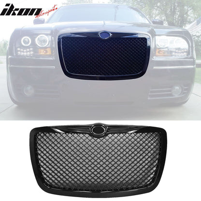 2005-2010 Chrysler 300 300C Bentley Style Front Upper Grille B Emblem