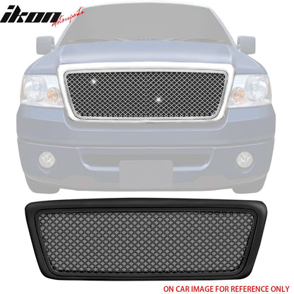 2004-2008 Ford F-150 Mesh Style Black Front Upper Mesh Grille ABS