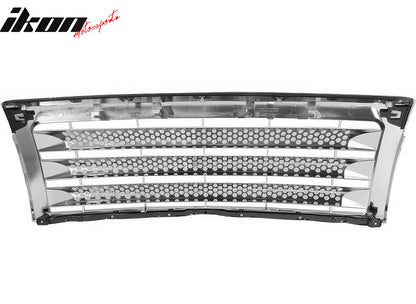 2009-2014 Ford F-150 Chrome Front Bumper Hood Upper Insert Grille ABS