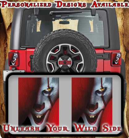 Penny the clown taillights cover decal 72