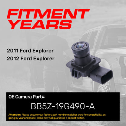 Ford Explorer (2011-2012) OEM Replacement Backup Camera OE Part # BB5Z-19G490-A
