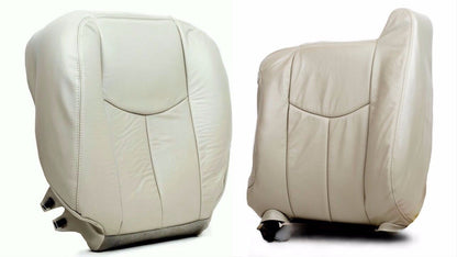 2003 2004 2005 2006 GMC YUKON Passenger Bottom & Lean Back Seat Cover Tan Vinyl 522