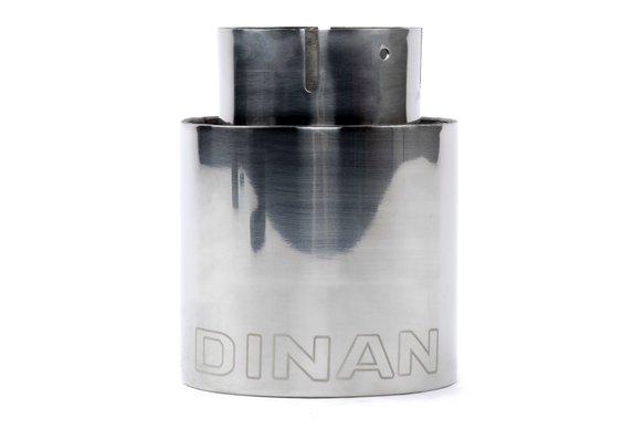 Dinan Double-Walled 4" Clamp-On Exhaust Tip (Polished) Polished - 4" Outlet, 2.75" Inlet
