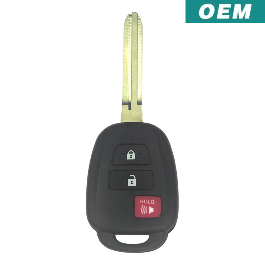 Toyota RAV4 Prius C 2014-2022 OEM 3 Button Remote Head Key HYQ12BDM / HYQ12BEL (H Chip)