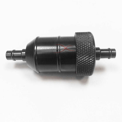 Aluminum Inline Fuel Filter 1/4" Flanges