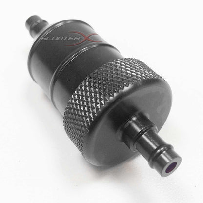 Aluminum Inline Fuel Filter 1/4" Flanges