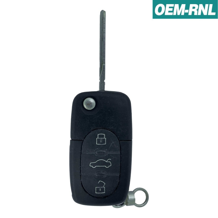 Volkswagen 1998-2002 OEM 3 Button Flip Key NBG 8137 T / 1J0 959 753 F