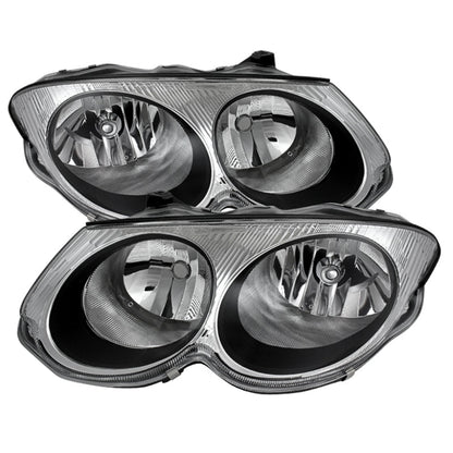 SPYDER Xtune Chrysler 300M 1999-2004 (Not Hid Model) Crystal Headlights Chrome HD-JH-CHR300M99-C 9024788