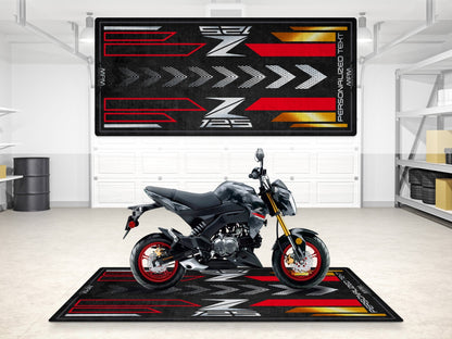MPM Motorcycle Mat for Kawasaki Z125 - MM7408