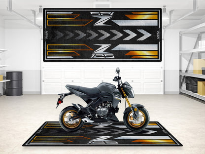MPM Motorcycle Mat for Kawasaki Z125 - MM7408