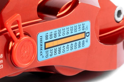 Dinan Front Big Brake Kit - 2012-2021 BMW 2/3/4-Series Front - 6-Piston - 395x34mm - Red - F22/F23/F30/F31/F32/F33/F34/F36