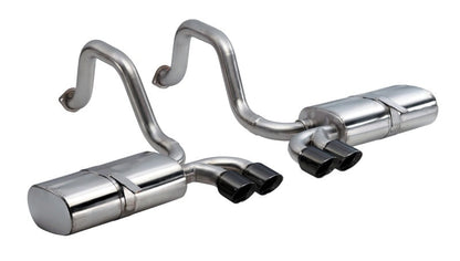 Corsa Performance 97-04 Chevrolet Corvette C5 Z06 5.7L V8 Black Sport Axle-Back Exhaust