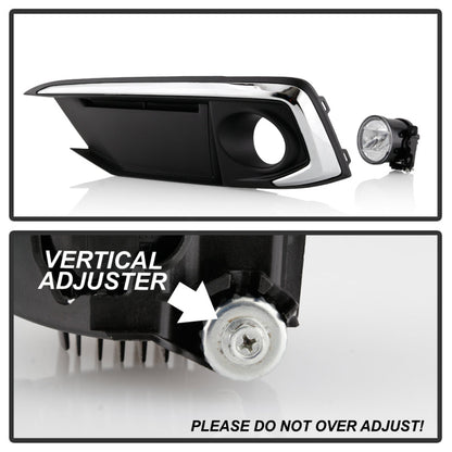 Spyder Honda Civic 2019+ OEM LED Fog Lights w/ OEM switch - Clear FL-HC2019-LED-C 5087034