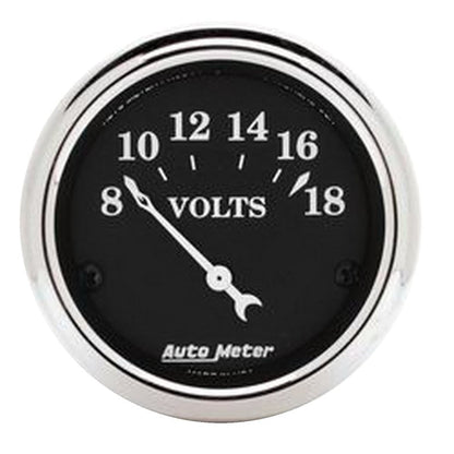AutoMeter 40-46 Chevrolet Truck 5 Gauge Dash Kit (MPH/FUEL/OILP/WTMP/BAT) - Old Tyme Black 7057-OTB