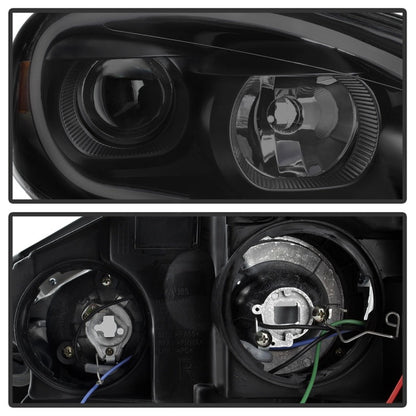 SPYDER xTune 06-13 Chevrolet Impala LED Light Bar Headlights - Black Smoke (PRO-JH-CIM06-LB-BSM) 9042256