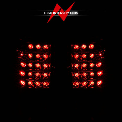 Anzo 1999-2007 Chevrolet Silverado 1500 LED Taillights Red/Clear