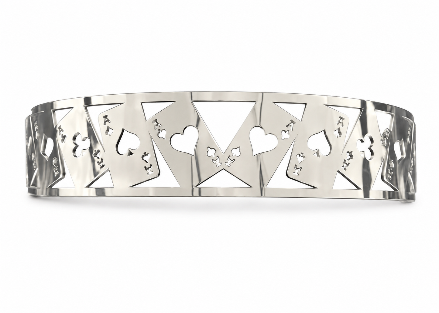 Blingz Beauty Bandz, 14" Diameter, 3" Tall Air Cleaner Grill - Aces Wild - 750002