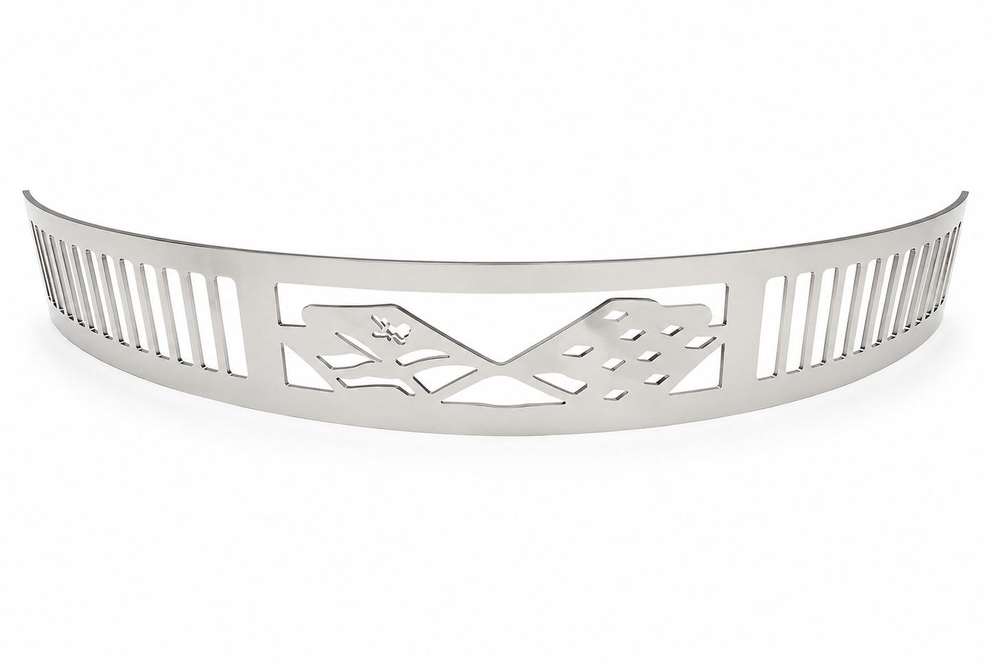 Blingz Beauty Bandz, 14" Diameter, 3" Tall Air Cleaner Grill - Checkered Flags 750006