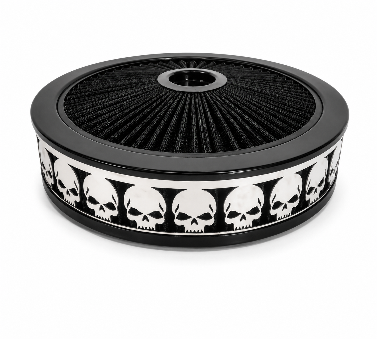 Blingz Beauty Bandz Black Air Filter Assembly , Skullz - 750014