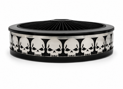 Blingz Beauty Bandz Black Air Filter Assembly , Skullz - 750014