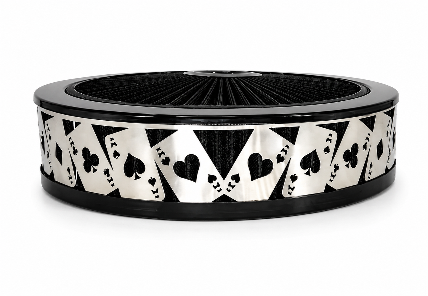 Blingz Beauty Bandz Black Air Filter Assembly , Aces Wild - 750015