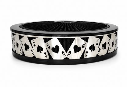 Blingz Beauty Bandz Black Air Filter Assembly , Aces Wild - 750015