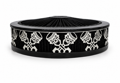 Blingz Beauty Bandz Black Air Filter Assembly , Skullz and Rods - 750017