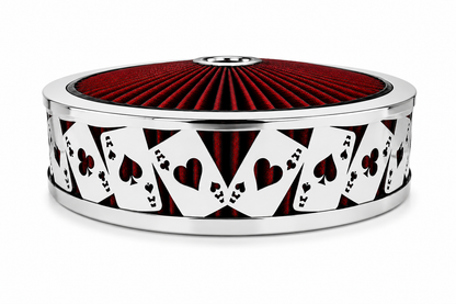 Blingz Beauty Bandz Red and Chrome Air Filter Assembly , Aces Wilds - 750041