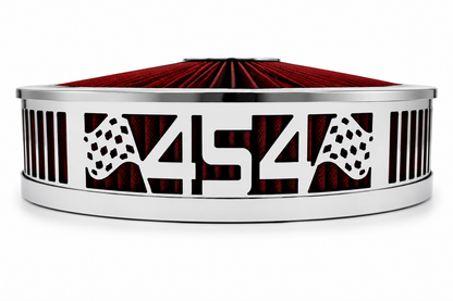 Blingz Beauty Bandz Red and Chrome Air Filter Assembly , 454 - 750050