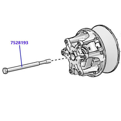 RPM Polaris Patriot Boost / 9r P22 Titanium Primary Clutch Bolt # 7528193 / 7520526 M14X1.5X180