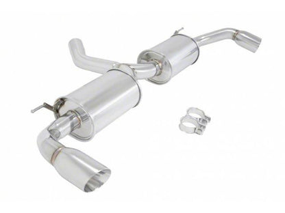 Megan Racing Supremo Exhaust System Axle Back for BMW X5 E70 2007-2013 Dual Stainless Rolled Tips MR-ABE-BE70-SRT