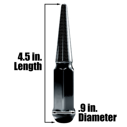 4pc 4.5in Spike Lug Nuts