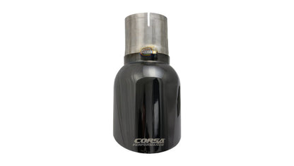 Corsa Single Universal 2.75in Inlet / 4.5in Outlet Black PVD Pro-Series Tip Kit TK008BLK