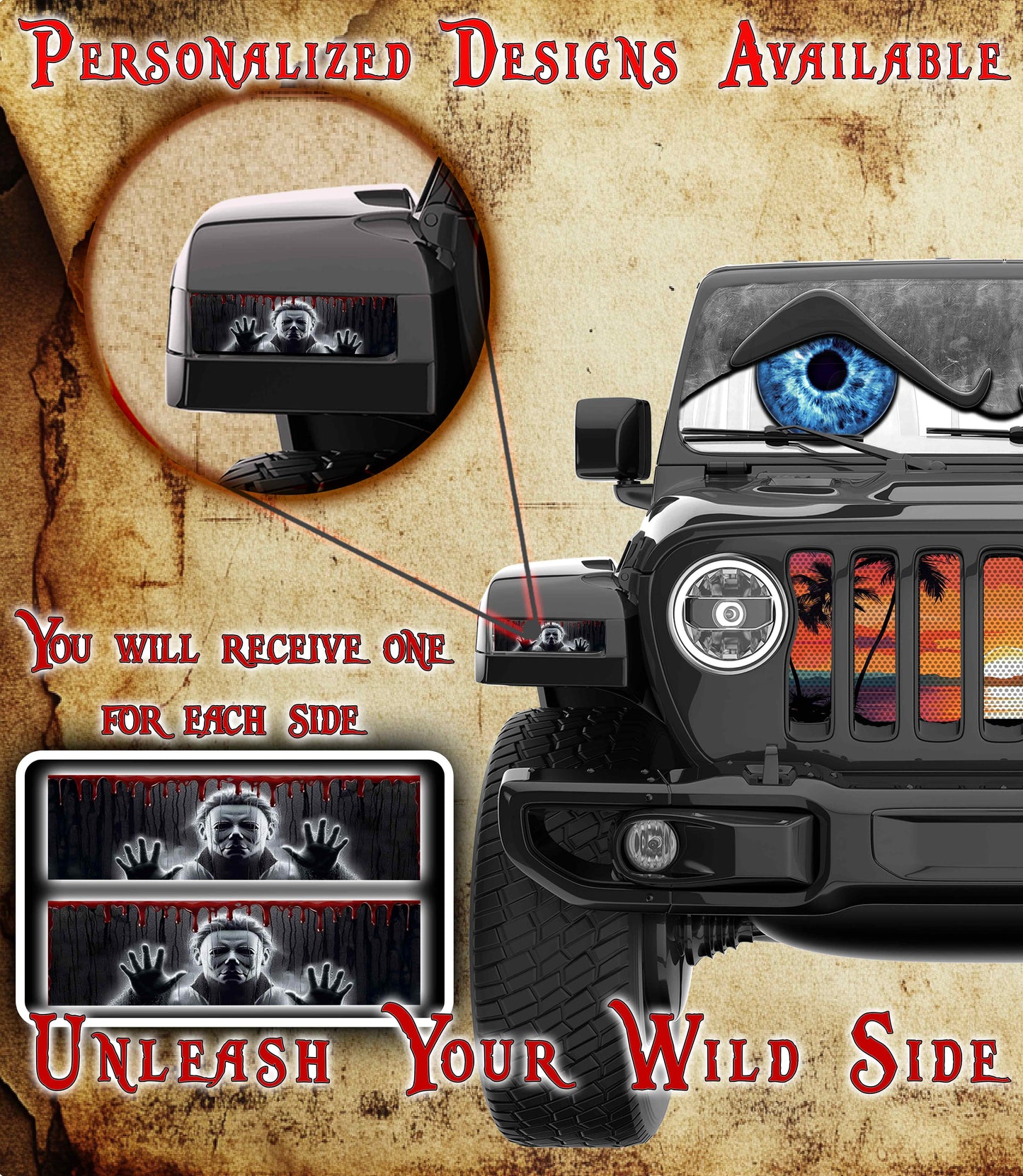 Michael let me out Jl and Gladiator Turn signal decal. 75