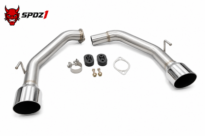 SPDZ1 Axle-Back Muffler Delete Exhaust | 2022+ Honda Civic 1.5T & 2023+ Acura Integra 1.5T | Stainless Steel (PRE ORDER ITEM EXPECTED LATE JULY 2026)