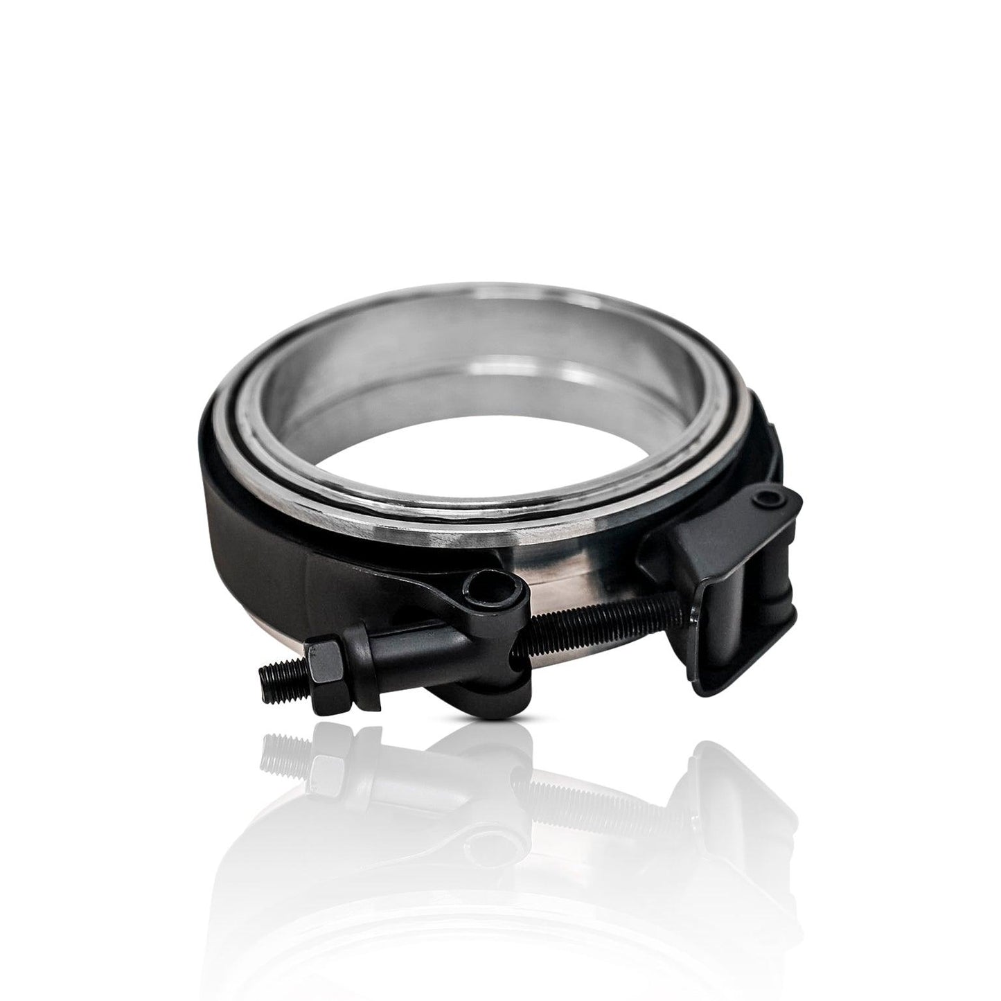 NGR V-Band Kit, Aluminum Clamp (Black), 2in Assembly Kit