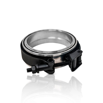 NGR V-Band Kit, Aluminum Clamp (Black), 2in Assembly Kit
