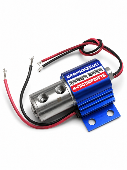 Granatelli Tire Fryer Universal 2-Port Electric Line Lock Solenoid Valve – 760300