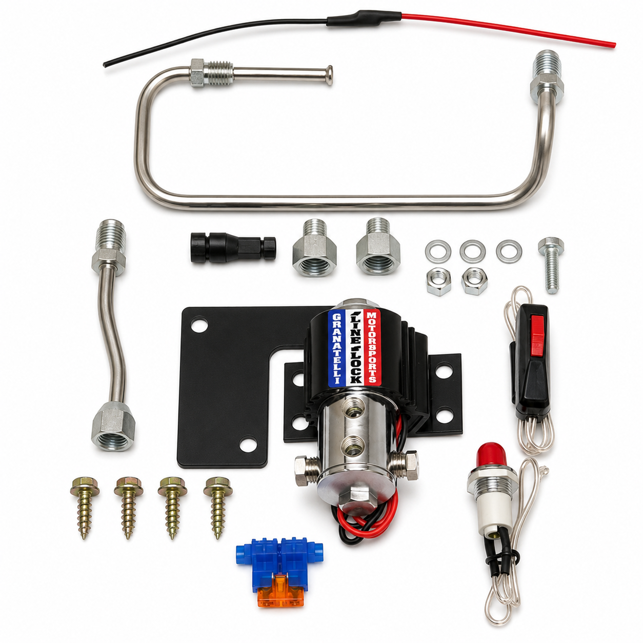 Granatelli Ford Mustang GT, Shelby GT500 & V6 Tire Fryer 4-Port Line Lock Kit – 760515