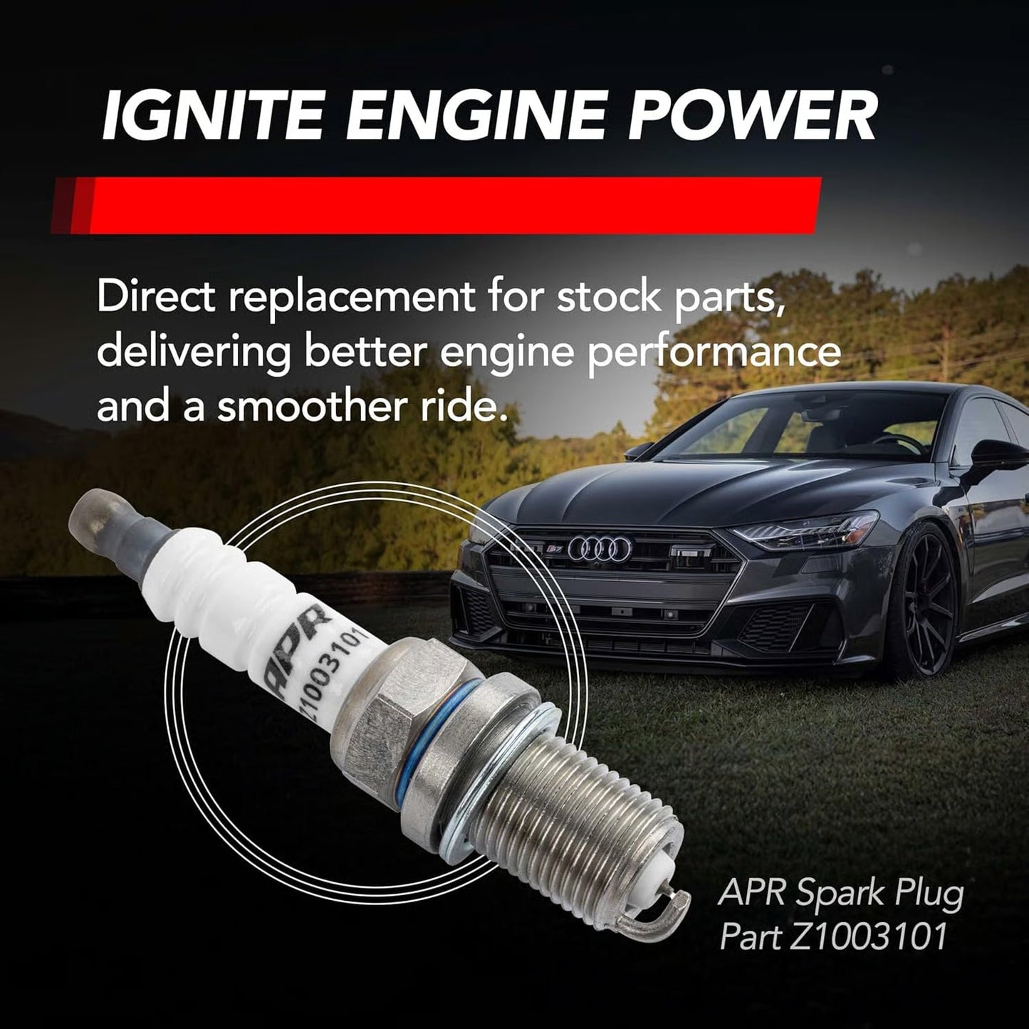 APR Ignition Coil & Spark Plug Kit (3.0T EA837 6-cylinder engines)