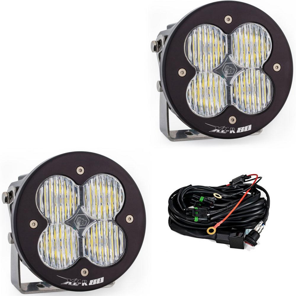 LED Light Pods Wide Cornering Pattern Pair XL R 80 Series