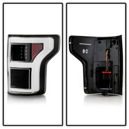 SPYDER 18-20 Ford F150 w/ Rear Blind Spot LED Tail Lights - Black (ALT-YD-FF15018BS-LED-BK) 5088550