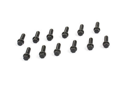 Cometic Gasket Cometic Header Bolts M8 - 1.25 x 25mm Grade 5 Carbon Steel w/ Compact Head & Black Oxide Finish CF1013