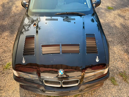 BMW E36 Hood Louvers