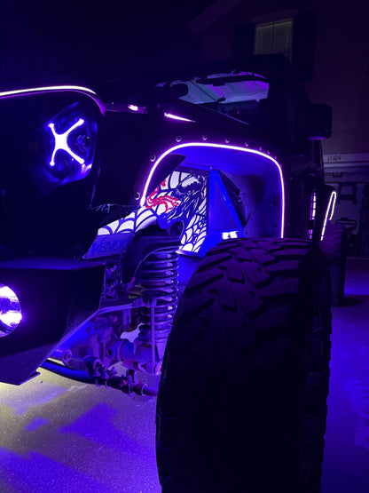Shoreline Offroad Pro Series Custom Strip Lighting Hood Kit