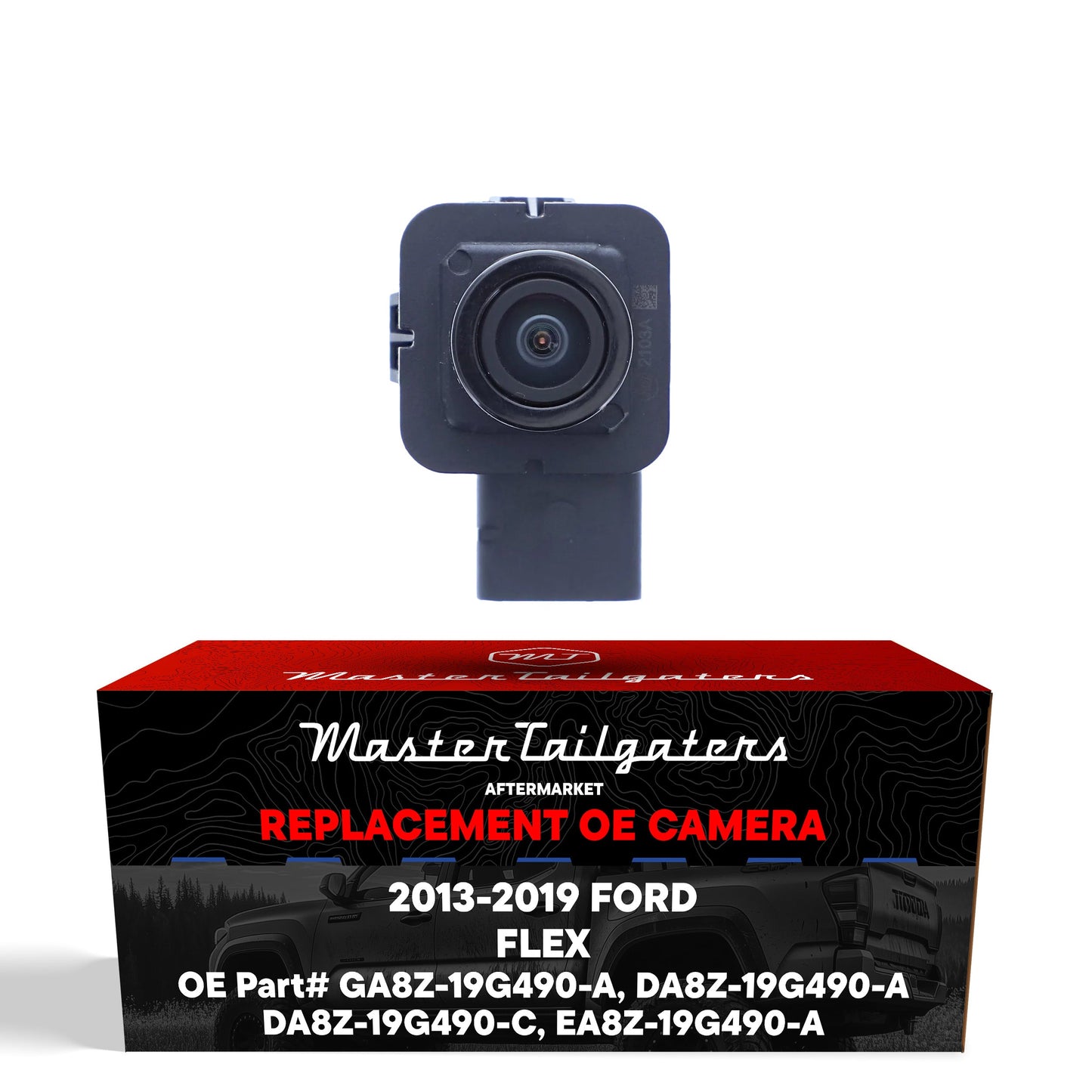 Ford Flex (2013-2019) OEM Replacement Backup Camera OE Part # DA8Z-19G490-A, DA8Z-19G490-C, EA8Z-19G490-A, GA8Z-19G490-A