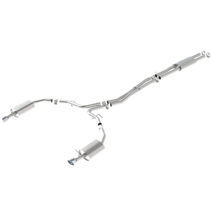 Ford Racing 10-17 Taurus Sho Cat-Back Touring Exhaust System - Chrome Tips M-5200-SHOTC