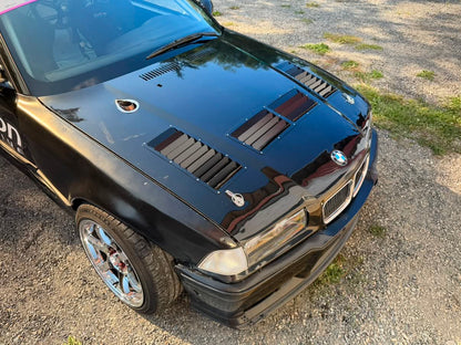 BMW E36 Hood Louvers